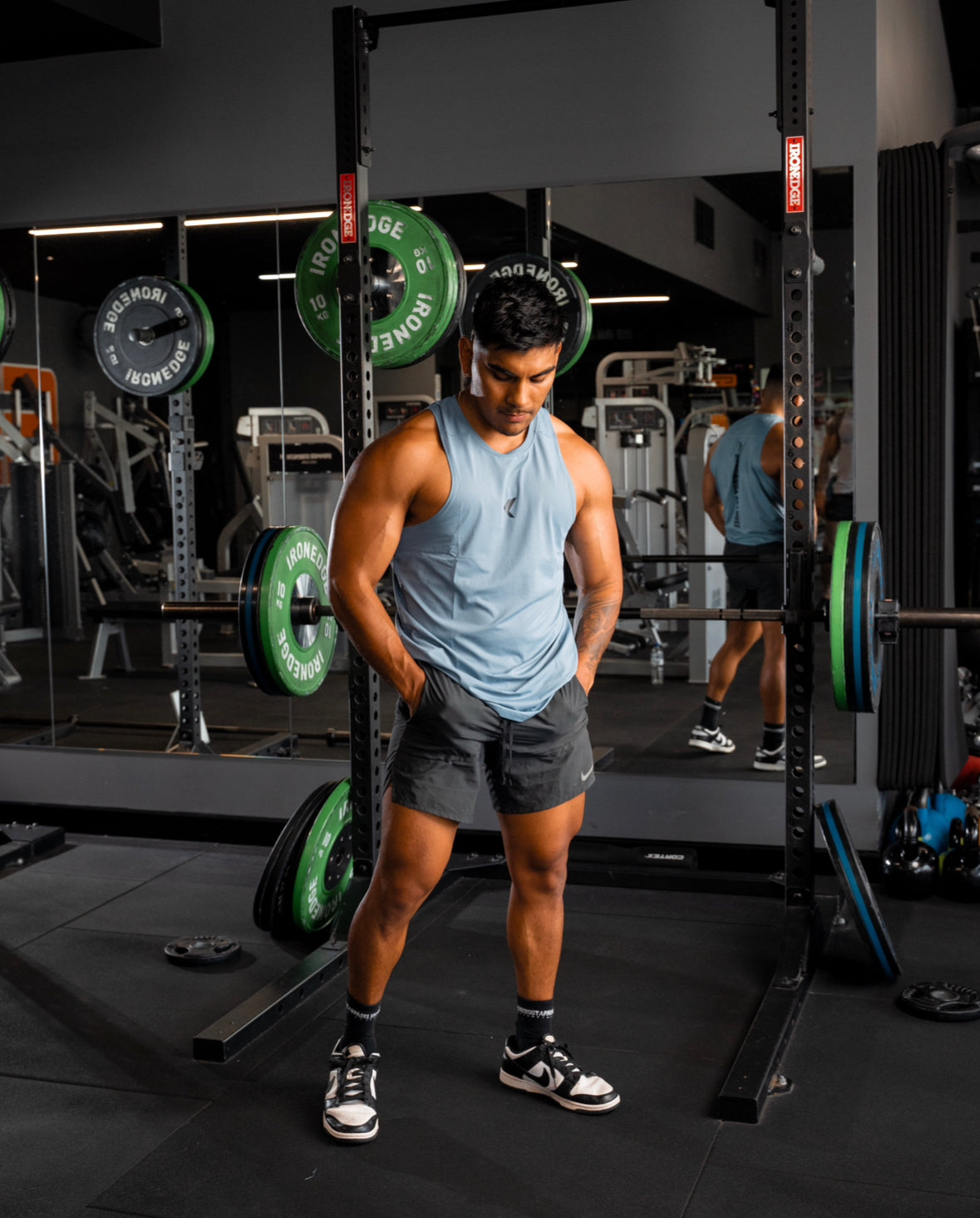 Trainer Singlet - Blue