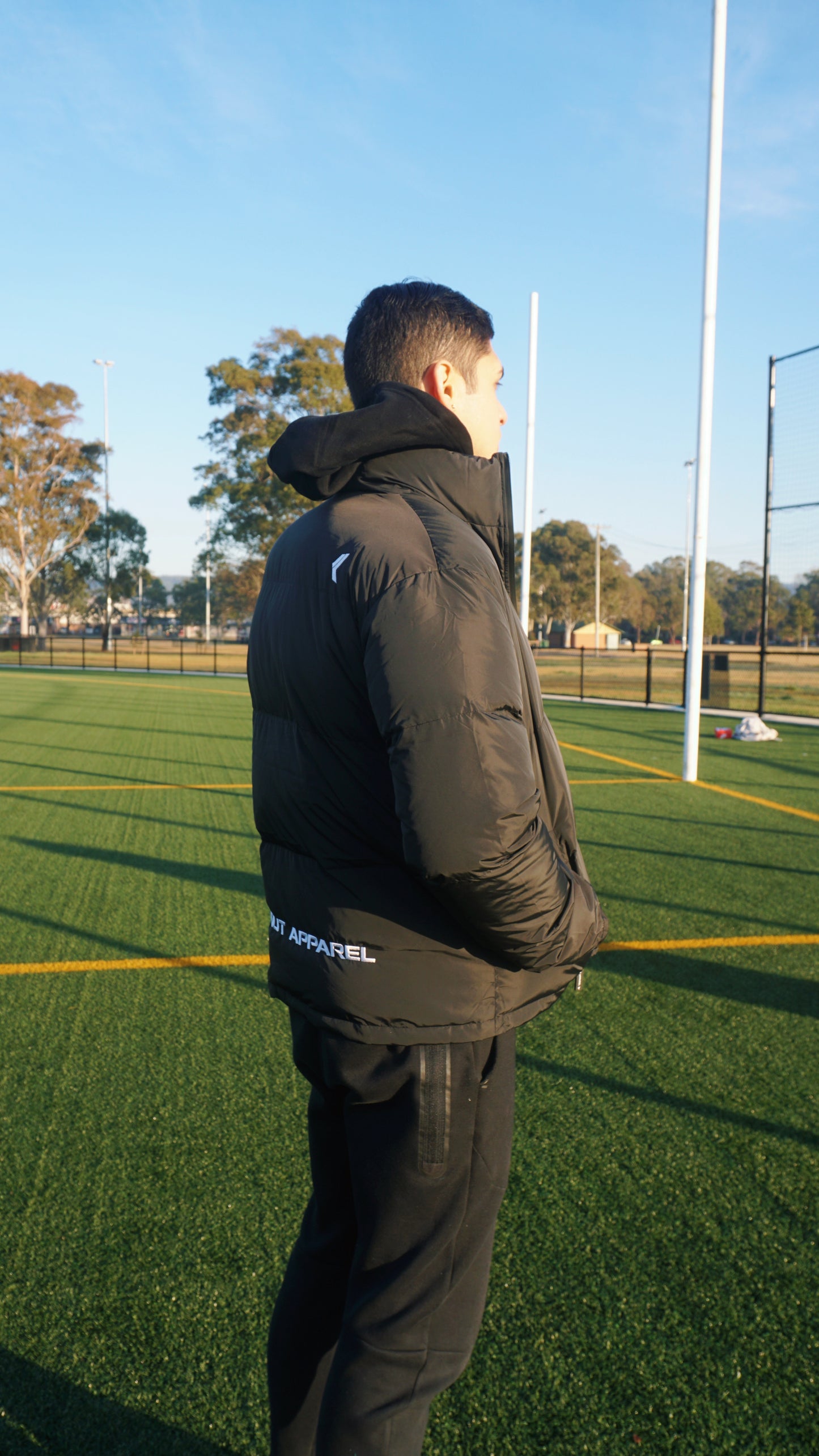 Mens Puffer Jacket - Black