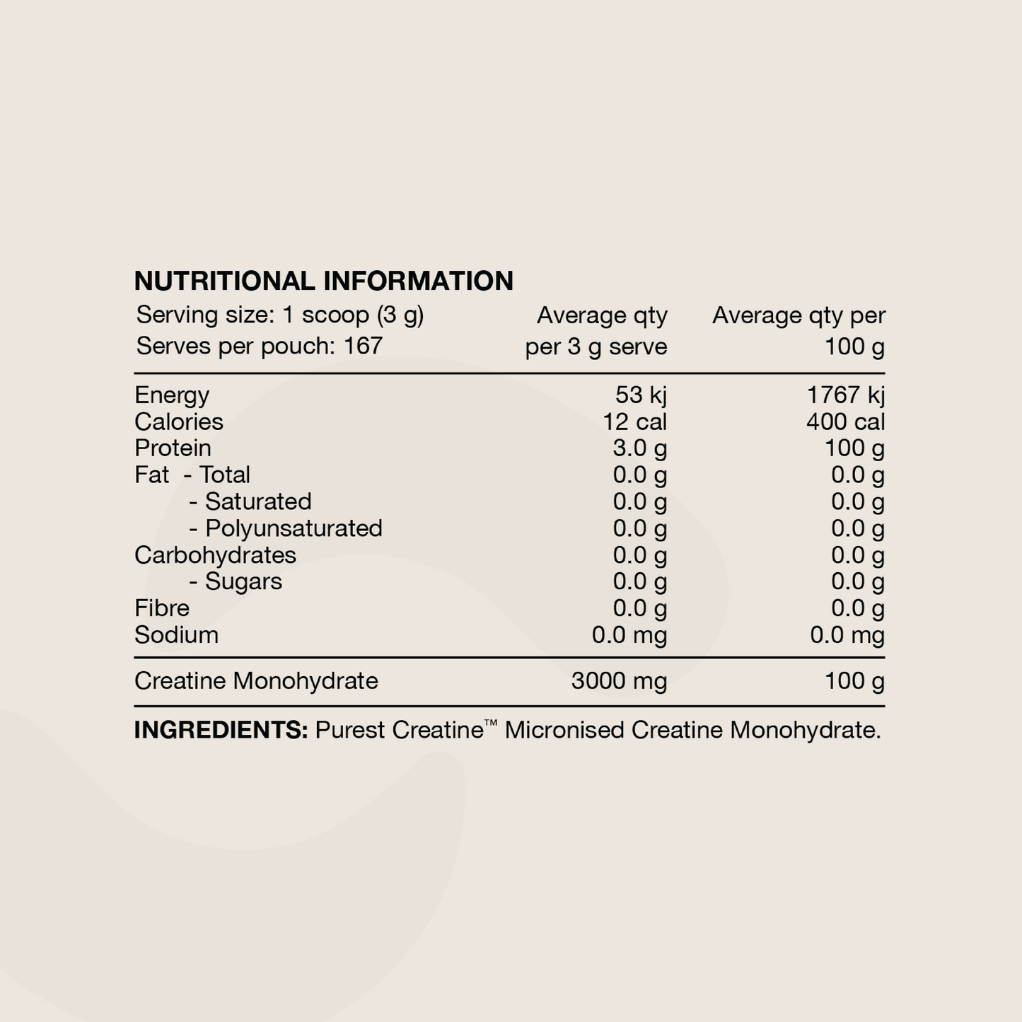 Switch Purest Creatine