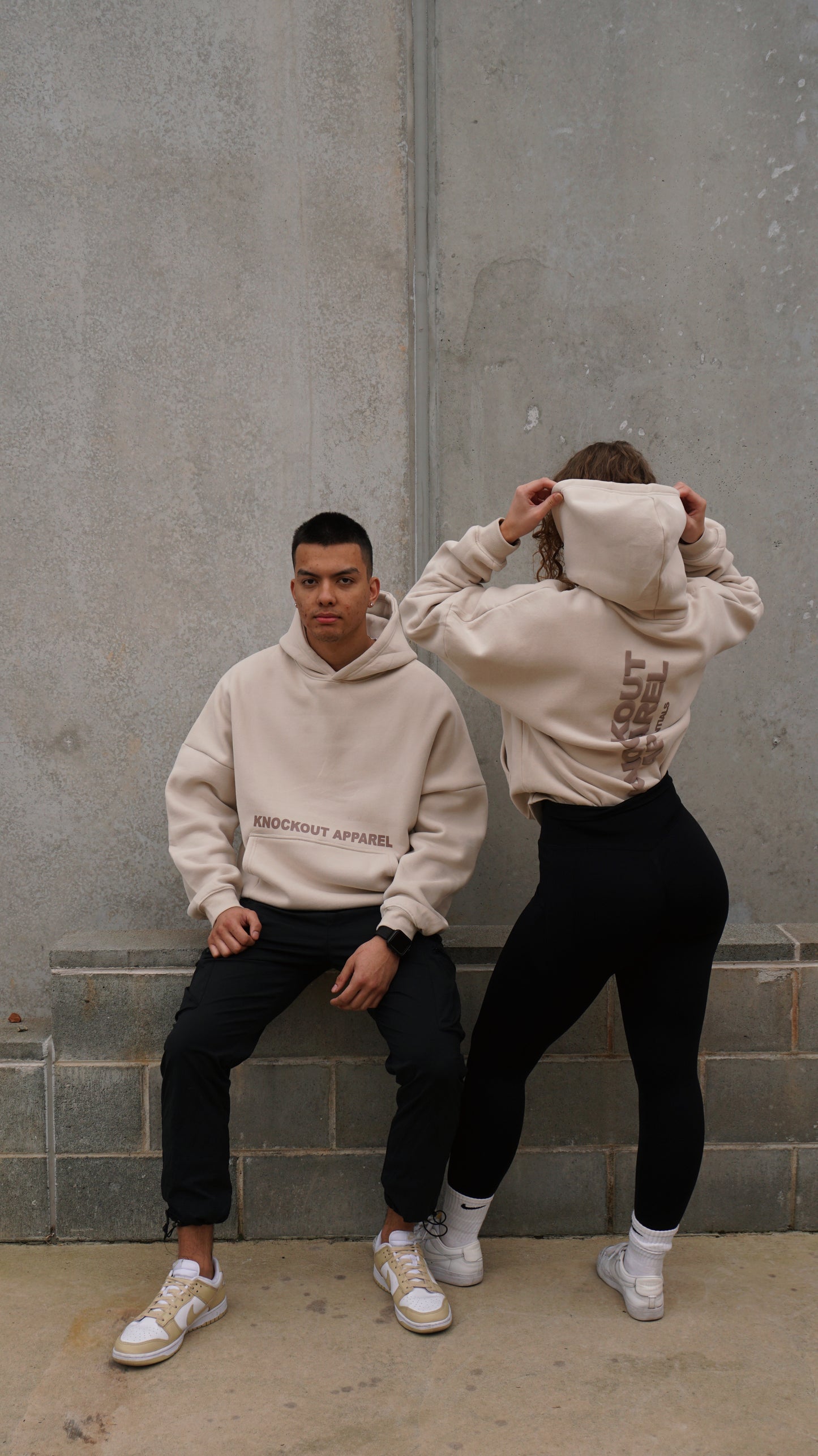 KA ESSENTIALS HOODIE / WINTER COLLECTION '23 - CREAM