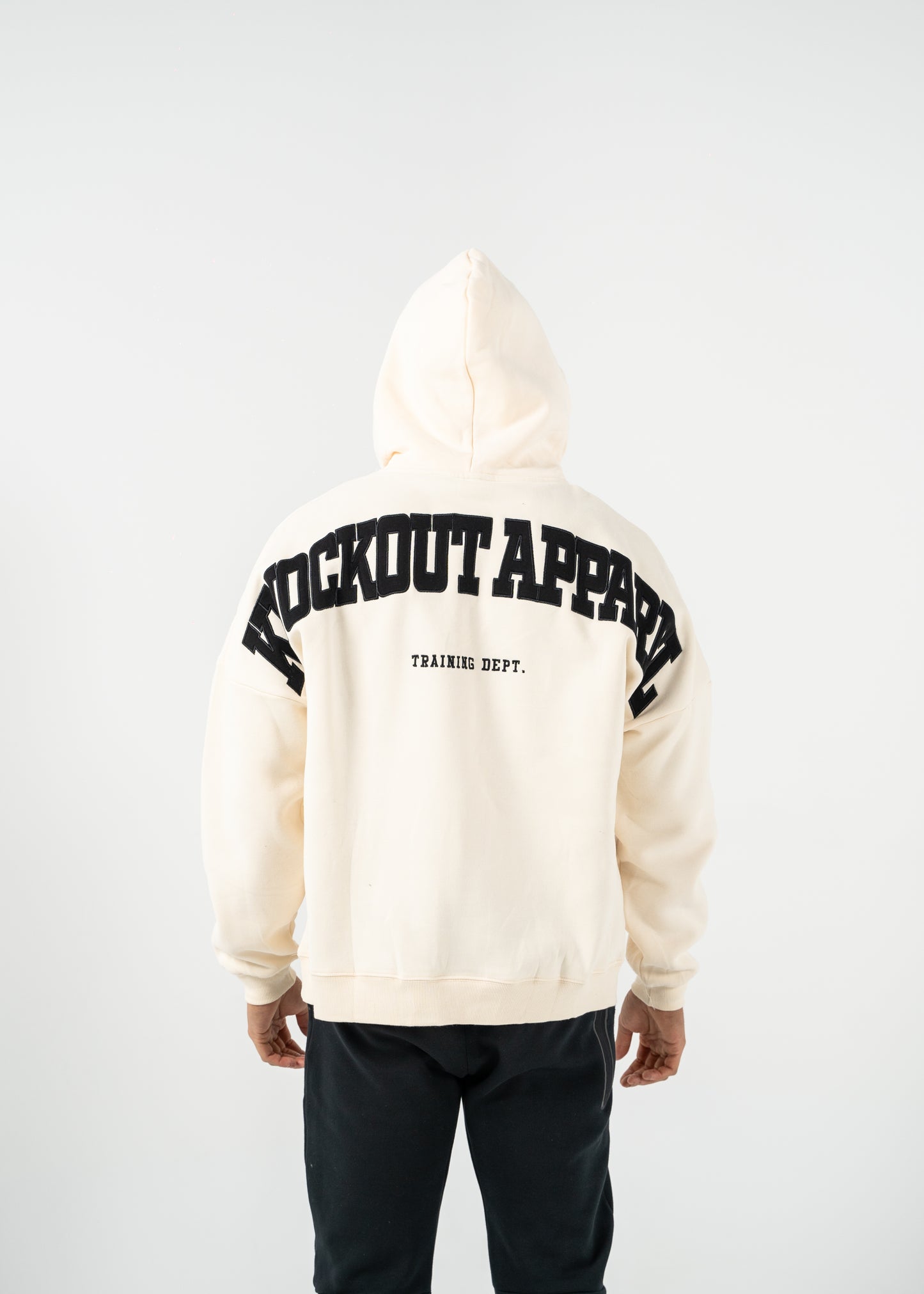 TRAINING DEPT. OVERSIZED HOODIE - CREAM
