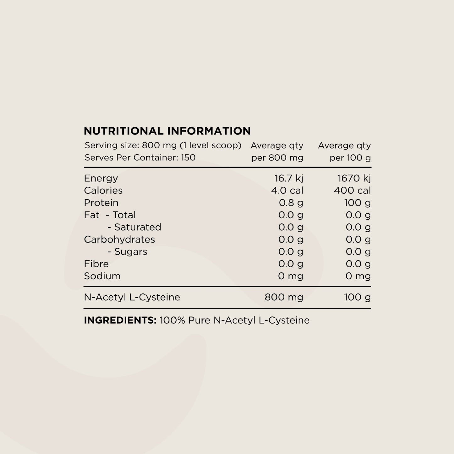 Switch NAC (N-Acetyl L-Cysteine)