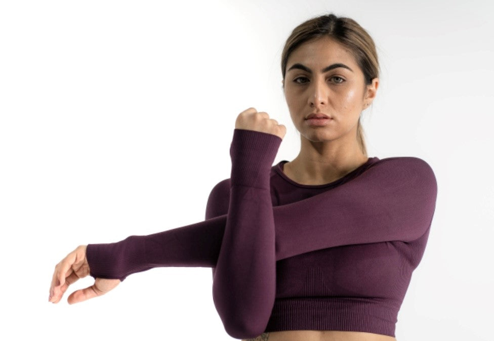 SEAMLESS 2.0 Long sleeve PLUM