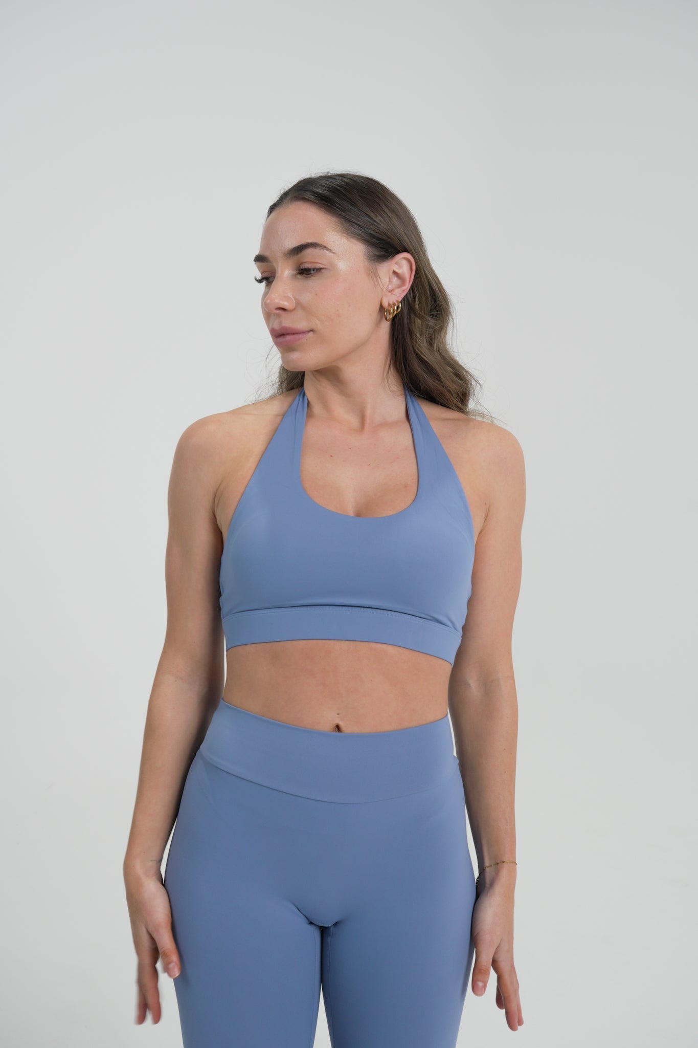 CLOUDED Halter Bra - Sky