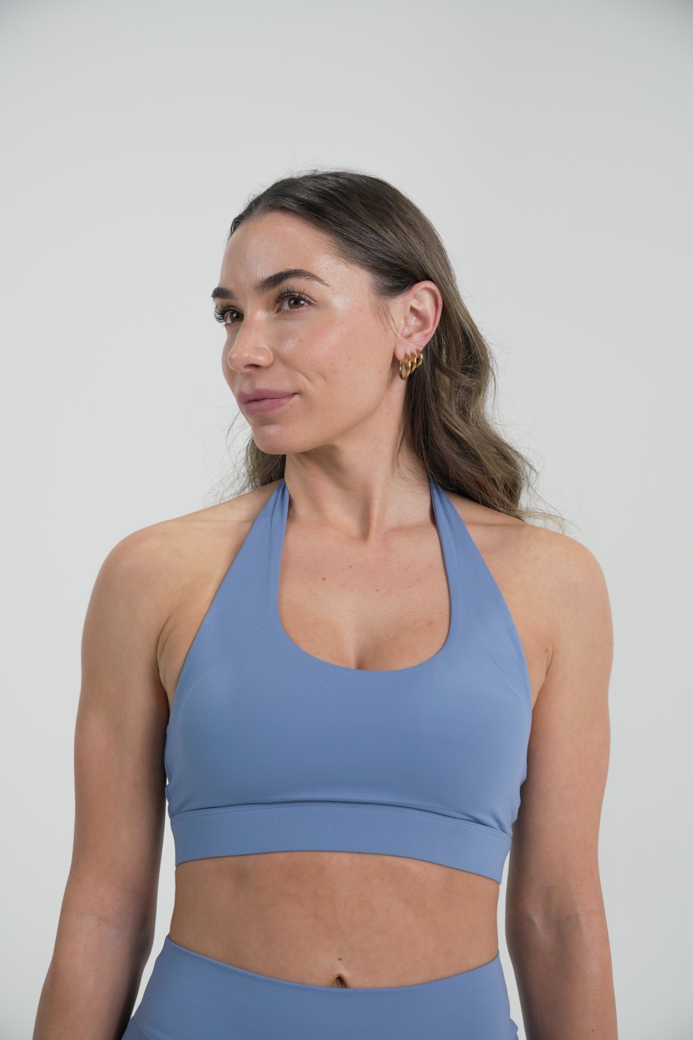 CLOUDED Halter Bra - Sky