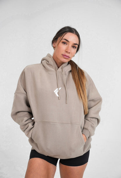 TRAINING DEPT. OVERSIZED HOODIE - MOCHA