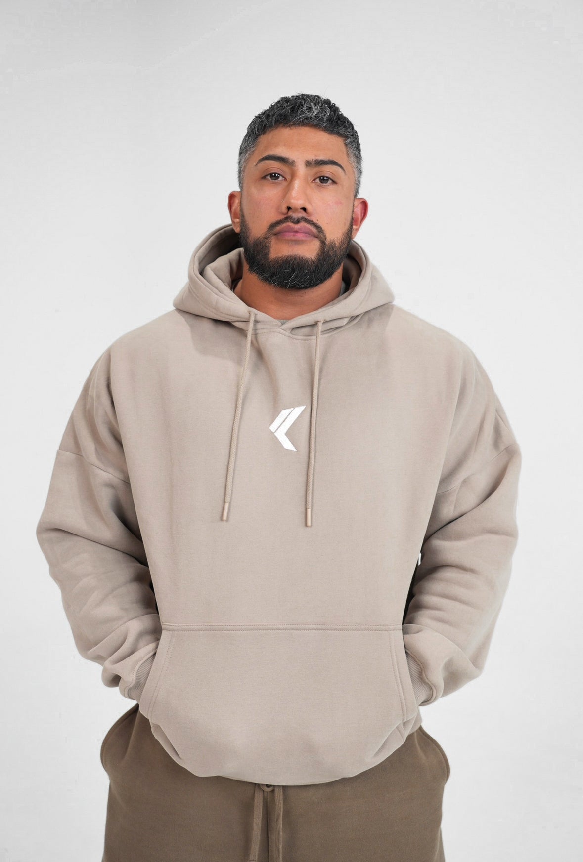 TRAINING DEPT. OVERSIZED HOODIE - MOCHA