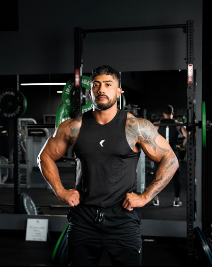 Trainer Singlet - Black