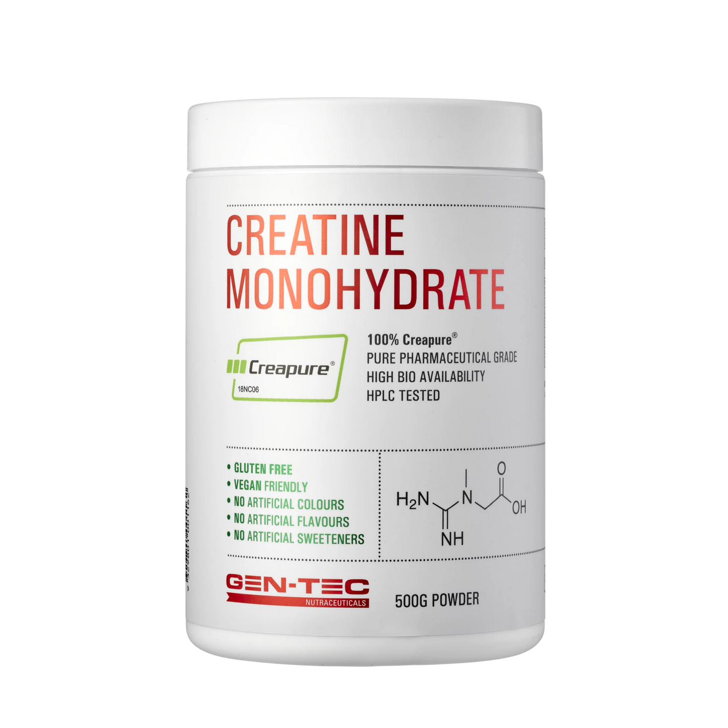 Gen-Tec: Pure Creatine Monohydrate