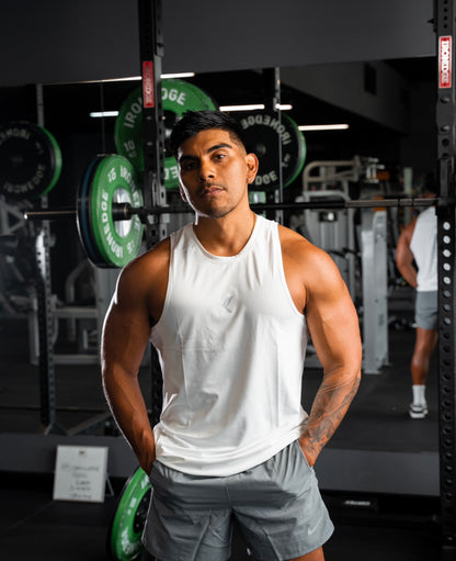 Trainer Singlet - White