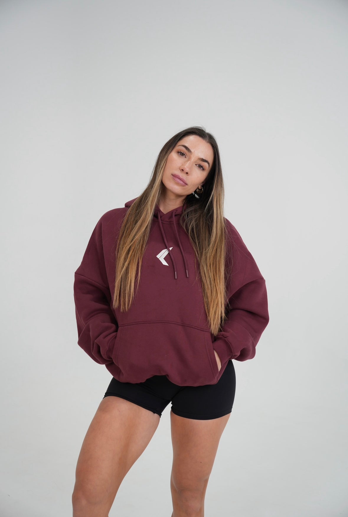 TRAINING DEPT. OVERSIZED HOODIE - MAROON