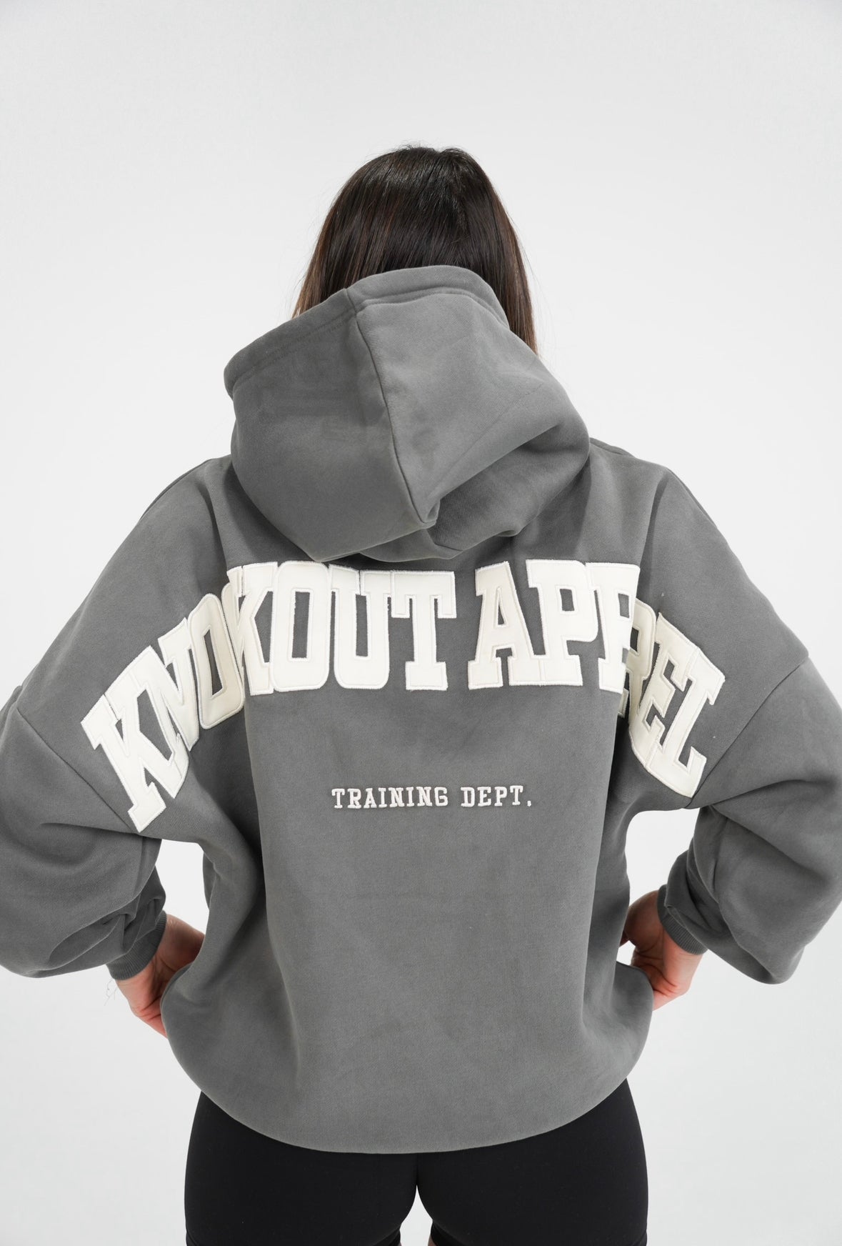 TRAINING DEPT. OVERSIZED HOODIE - CHARCOAL