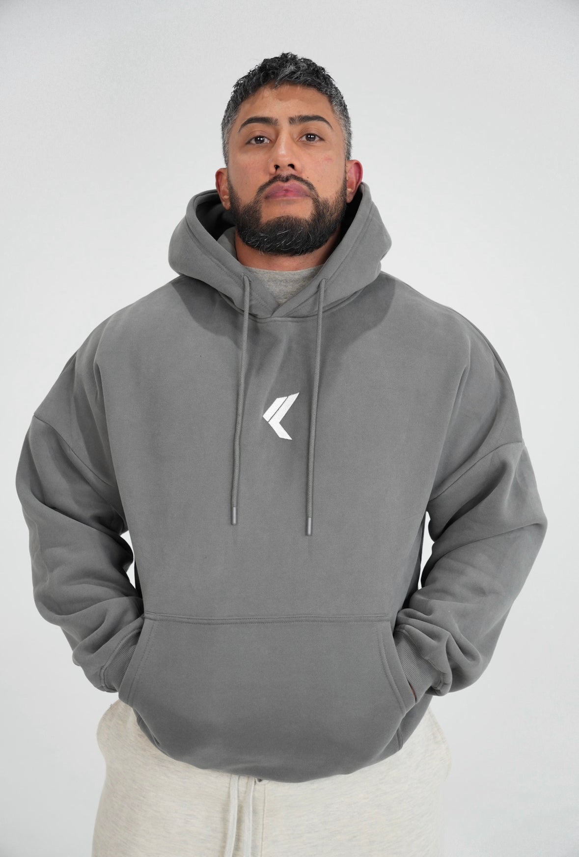 TRAINING DEPT. OVERSIZED HOODIE - CHARCOAL