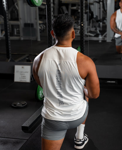 Trainer Singlet - White