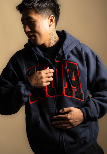 KOA Jacket - Navy & Red