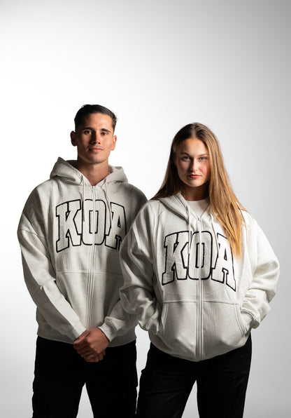 KOA Jacket - Grey & White