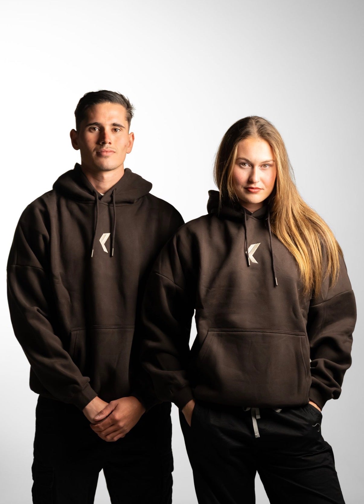 TRAINING DEPT. OVERSIZED HOODIE - BROWN