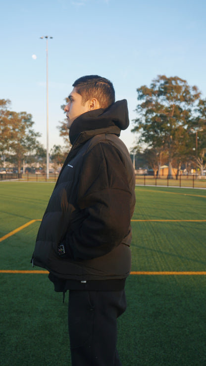 Unisex Puffer Vest - Black