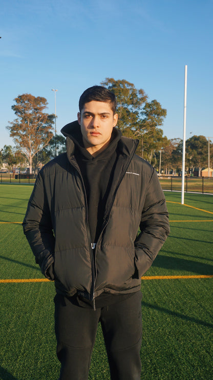 Mens Puffer Jacket - Black