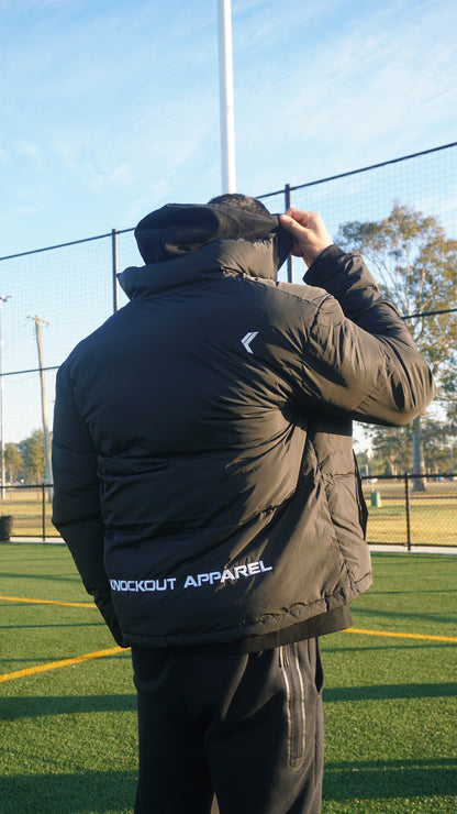 Mens Puffer Jacket - Black