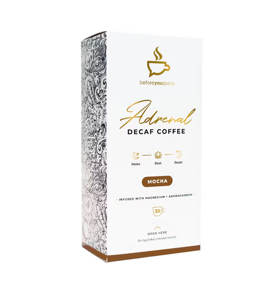 Before You Speak: Adrenal Decaf Coffee