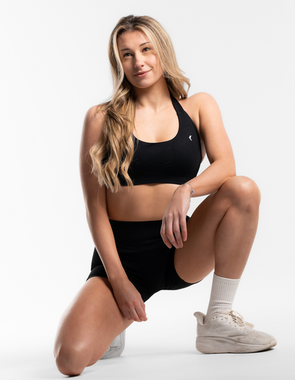 Sculpt Halter Bra - Shadow