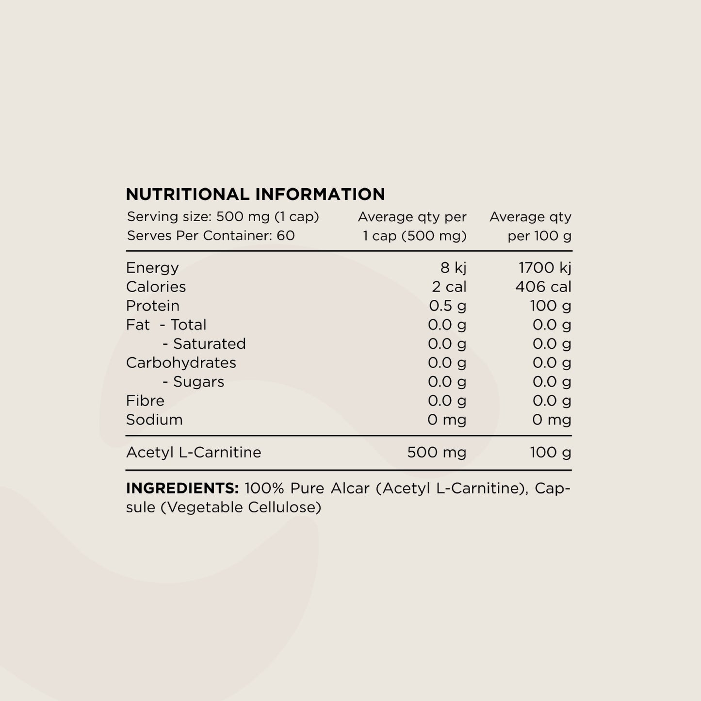 Switch Acetyl L-Carnitine