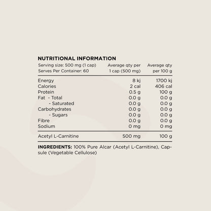 Switch Acetyl L-Carnitine