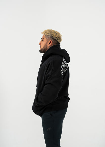 TRAINING DEPT. OVERSIZED HOODIE - BLACK