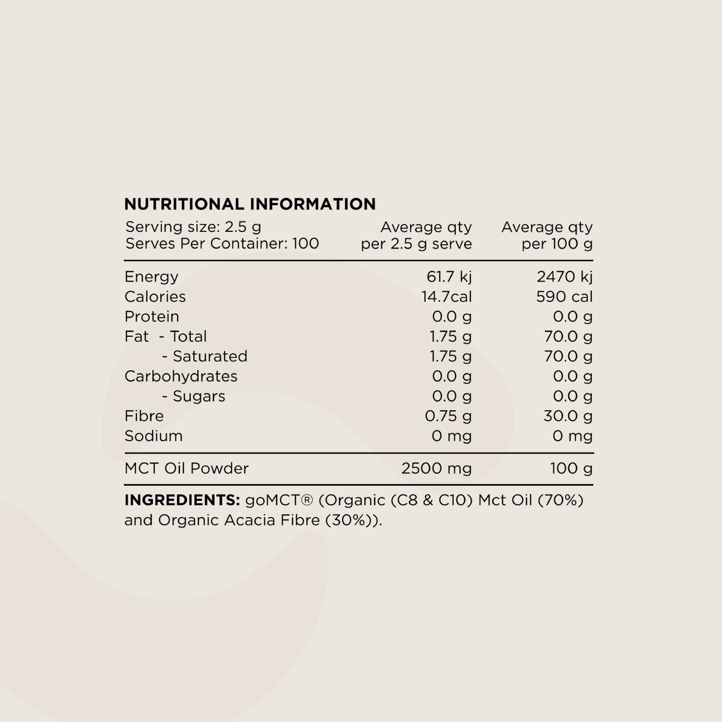 Switch MCT Oil Powder