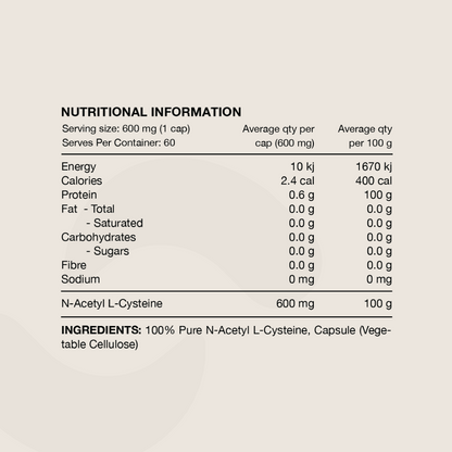 Switch NAC (N-Acetyl L-Cysteine)