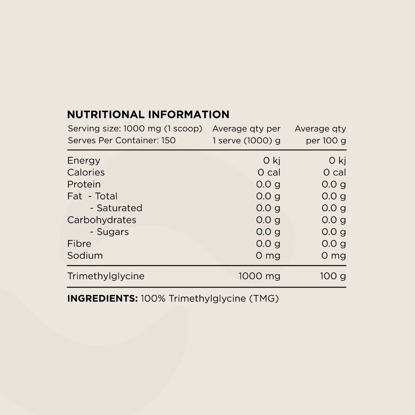 Switch Trimethylglycine (TMG)