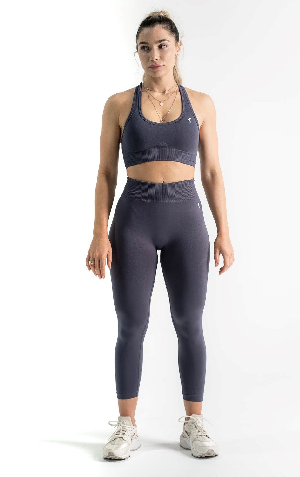 SEAMLESS 2.0 Full length tights CHARCOAL