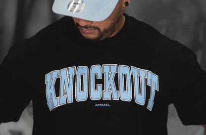 Oversized College Tee V2 - BABY BLUE