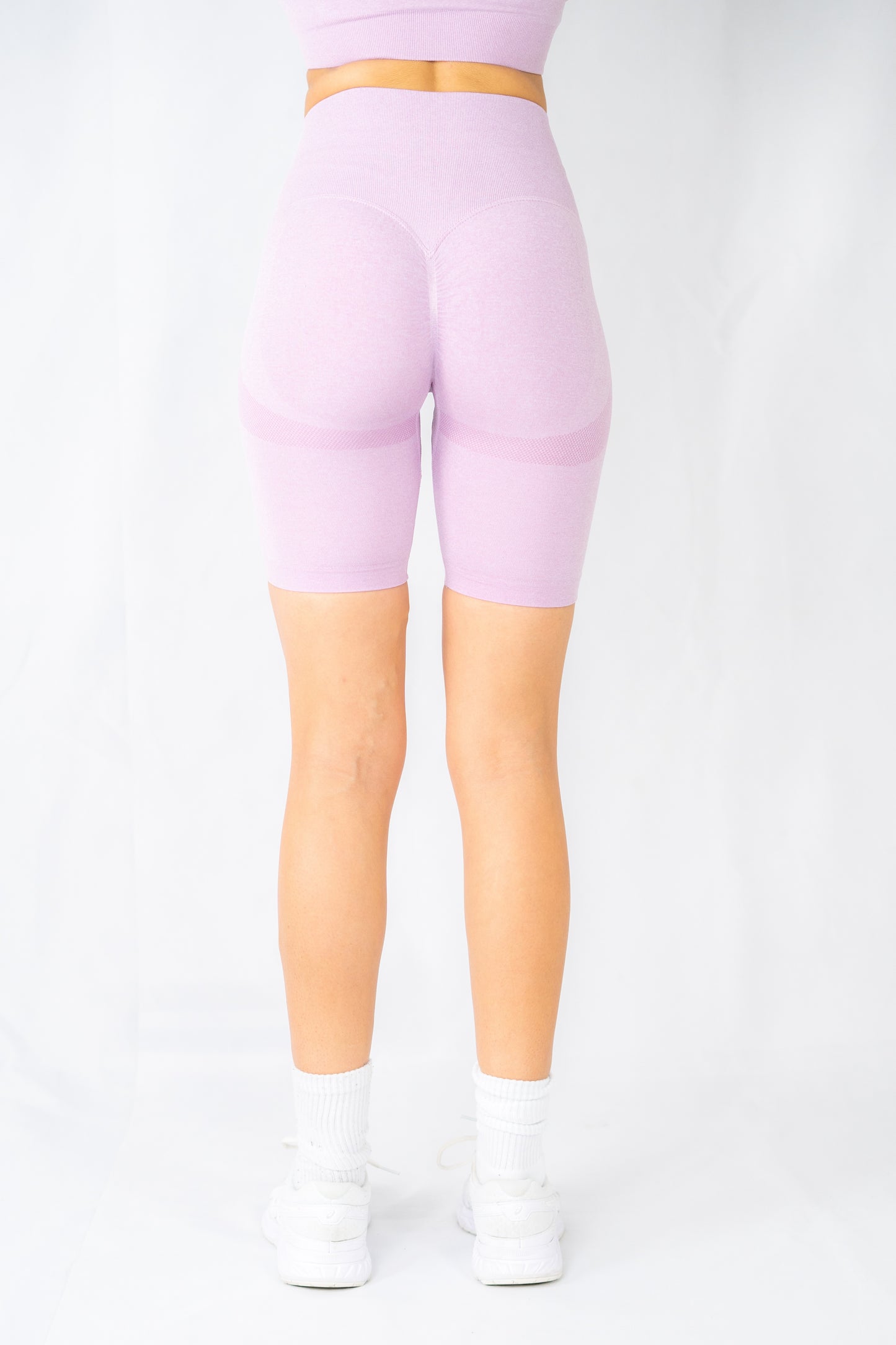 Seamless Scrunch Bike Shorts - Lilac